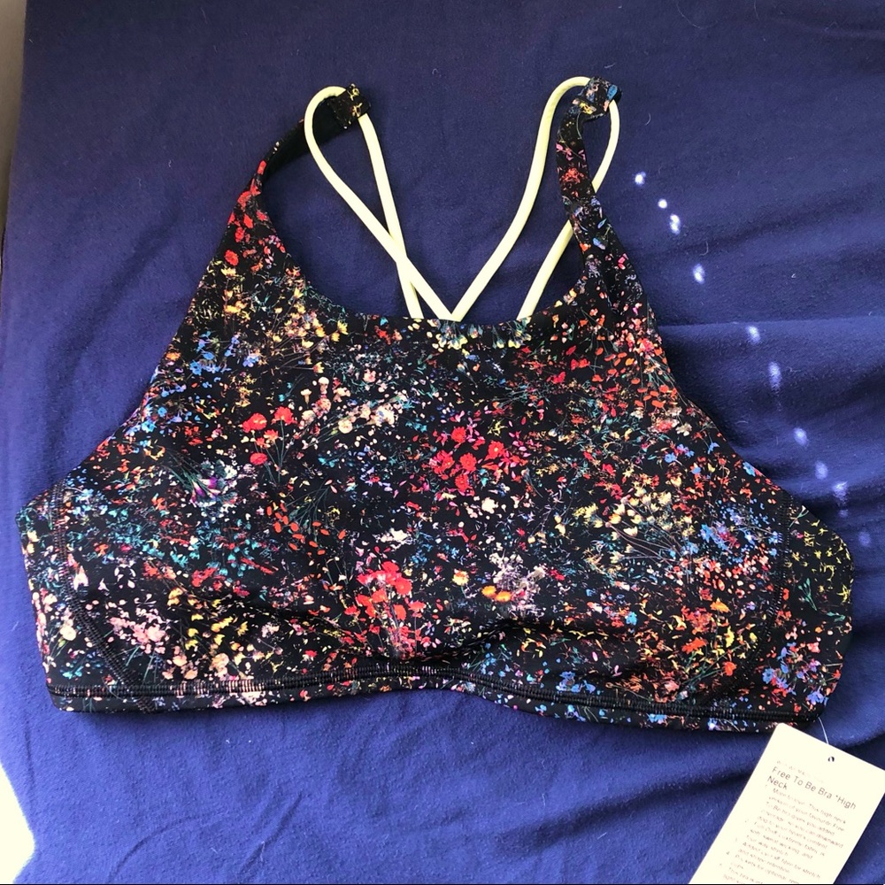 Lululemon Free To Be Bra High Neck Size 12